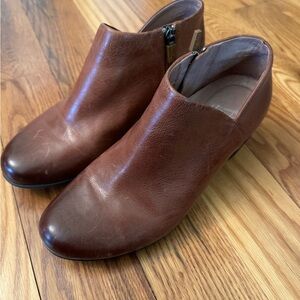 Dansko Women's Raina Burnished Booties Chestnut 3813690200 Size 37